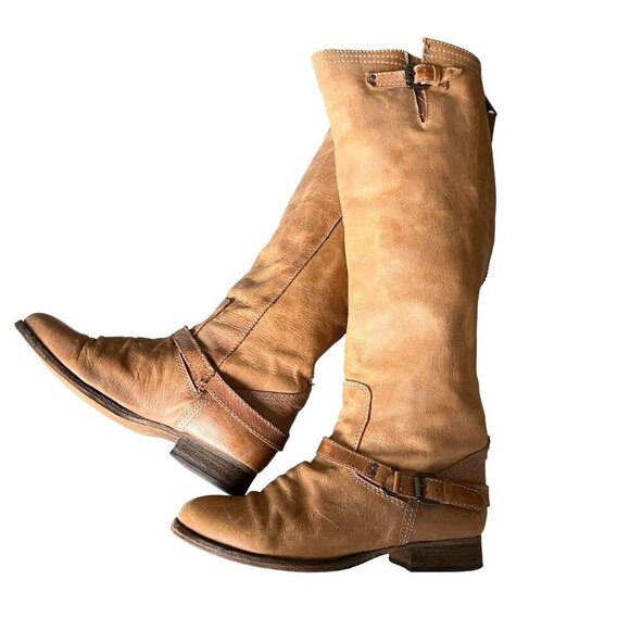 Steve Madden Roady red zipper boot - Picture 7 of 11